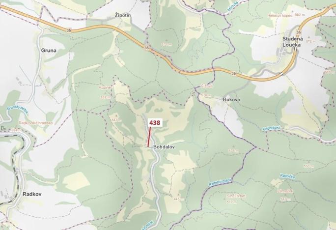 Dražba lesa, Městečko Trnávka, 836 m2