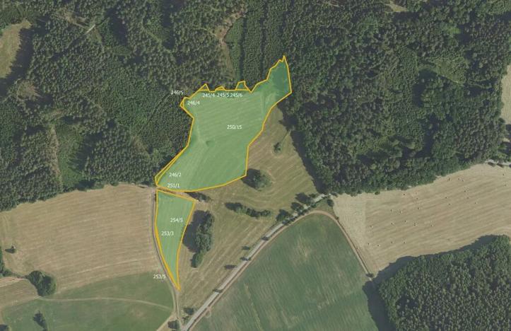 Prodej louky, Zaječov, 54884 m2