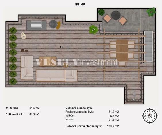 Prodej bytu 4+kk, Praha - Žižkov, Vinohradská, 139 m2