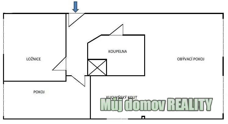 Pronájem bytu 3+kk, Praha - Strašnice, Pod strání, 71 m2