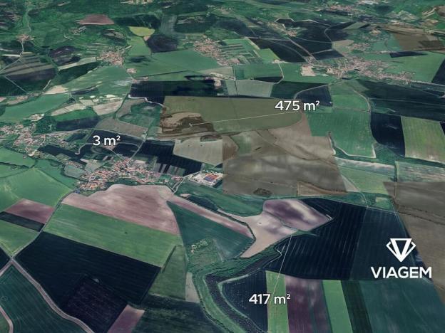 Prodej zahrady, Děčany, 895 m2