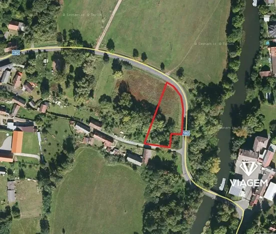 Prodej zahrady, Borovy, 2399 m2