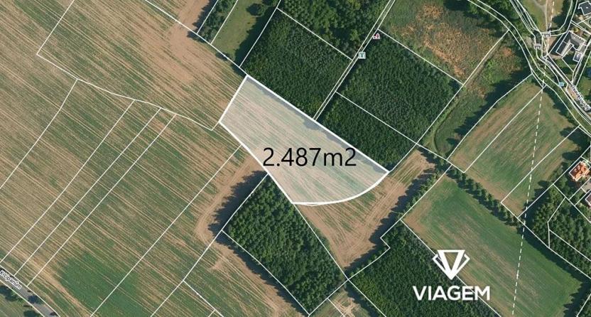 Prodej podílu pole, Praha - Kolovraty, 2486 m2