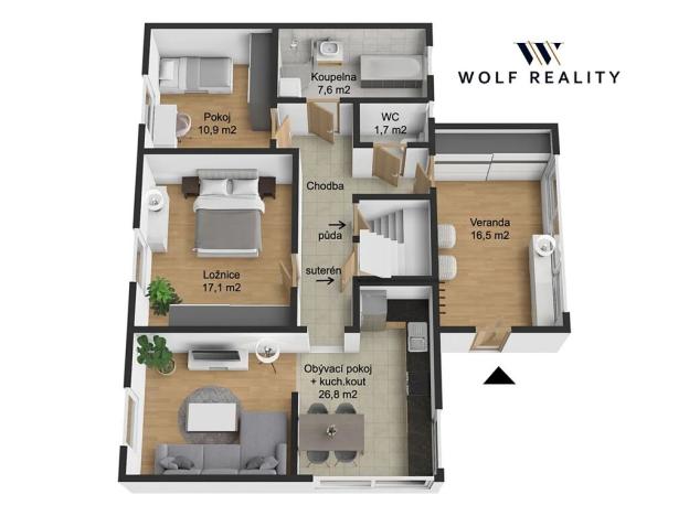 Prodej rodinného domu, Kutná Hora, K Jakubu, 104 m2