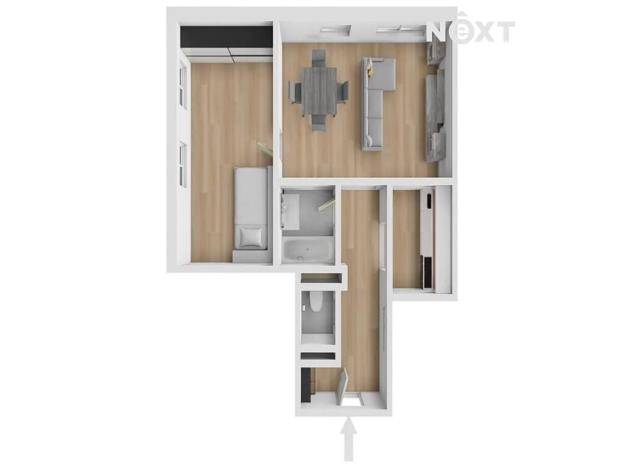 Prodej bytu 2+kk, Břeclav, Nádražní, 48 m2