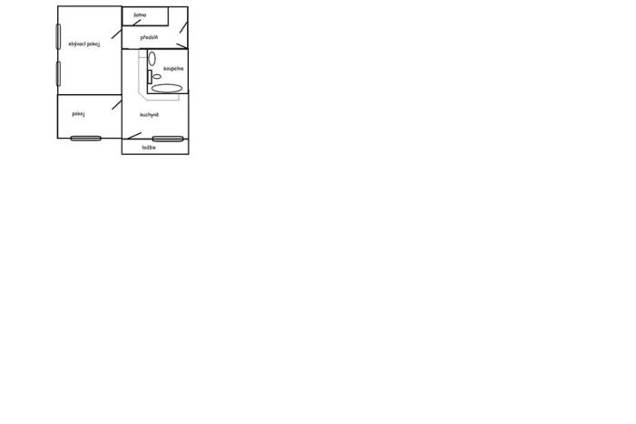 Pronájem bytu 2+1, Teplice, Gagarinova, 50 m2