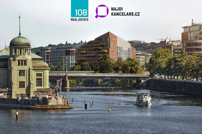 Pronájem kanceláře, Praha - Karlín, Karolinská, 1044 m2