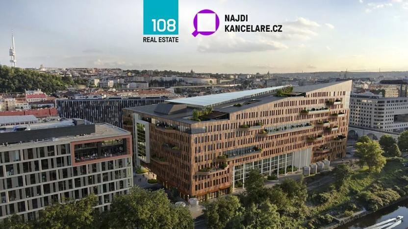 Pronájem kanceláře, Praha - Karlín, Karolinská, 1044 m2