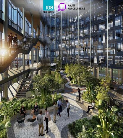 Pronájem kanceláře, Praha - Karlín, Karolinská, 5000 m2