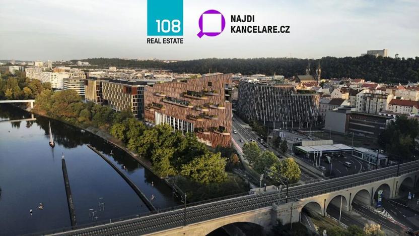 Pronájem kanceláře, Praha - Karlín, Karolinská, 5000 m2