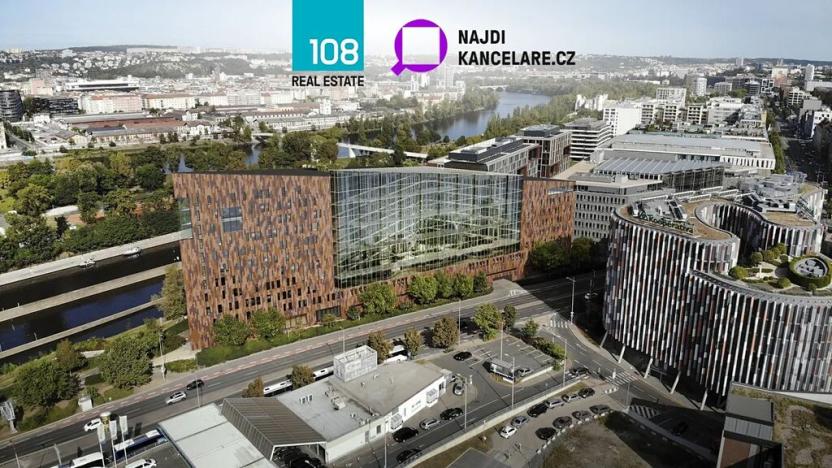 Pronájem kanceláře, Praha - Karlín, Karolinská, 2586 m2