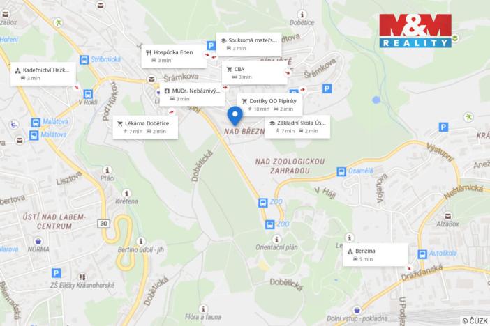 Pronájem bytu 1+1, Ústí nad Labem - Severní Terasa, Kmochova, 33 m2