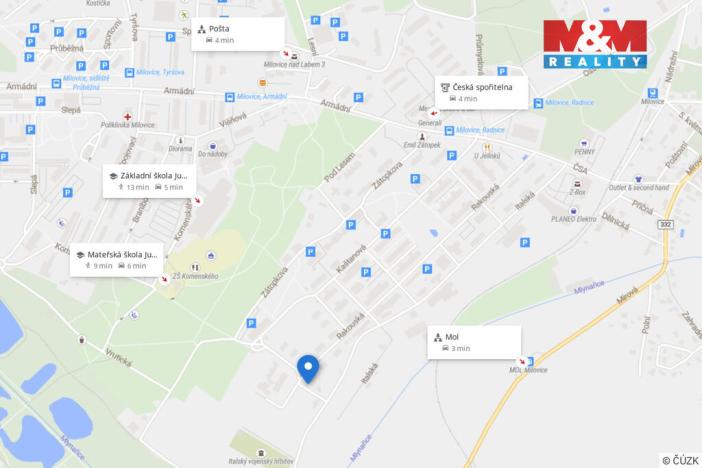 Prodej bytu 1+kk, Milovice - Mladá, Rakouská, 36 m2