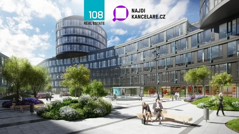 Pronájem kanceláře, Praha - Smíchov, Radlická, 563 m2