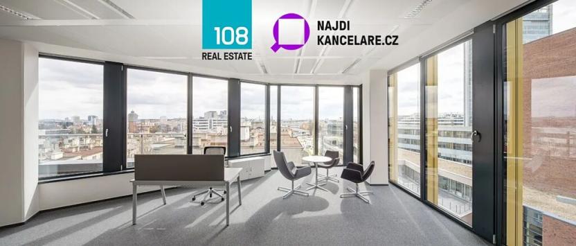 Pronájem kanceláře, Praha - Nusle, Pikrtova, 1964 m2
