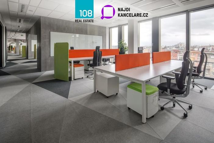 Pronájem kanceláře, Praha - Nusle, Pikrtova, 957 m2