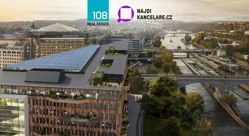 Pronájem kanceláře, Praha - Karlín, Karolinská, 537 m2