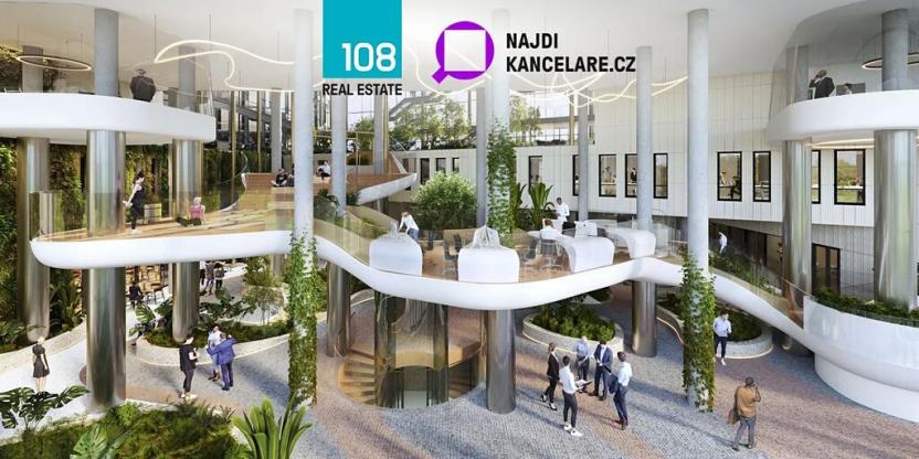 Pronájem kanceláře, Praha - Karlín, Karolinská, 1538 m2