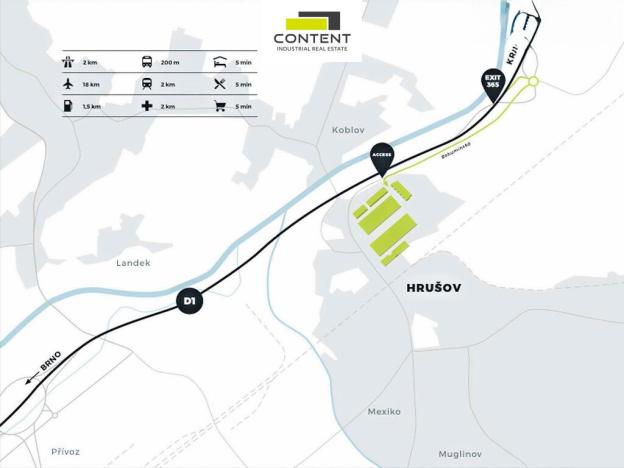 Pronájem skladu, Ostrava - Hrušov, Žižkova, 4200 m2
