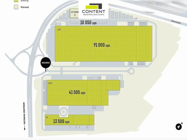 Pronájem skladu, Ostrava - Hrušov, Žižkova, 4200 m2