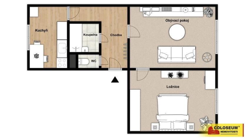 Prodej bytu 2+1, Uherský Brod, 56 m2