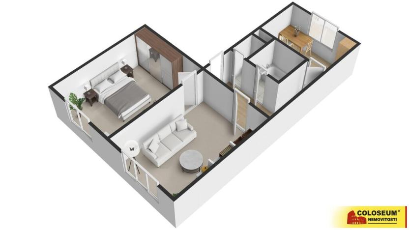 Prodej bytu 2+1, Uherský Brod, 56 m2