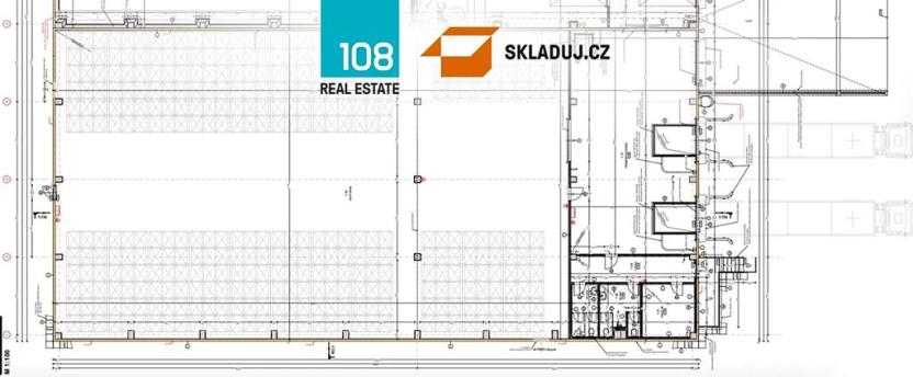 Pronájem skladu, Zdice, 960 m2