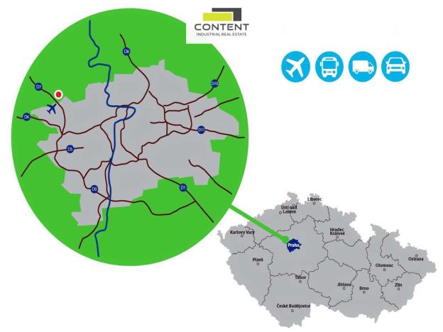 Pronájem skladu, Tuchoměřice, Ke Kopanině, 2889 m2