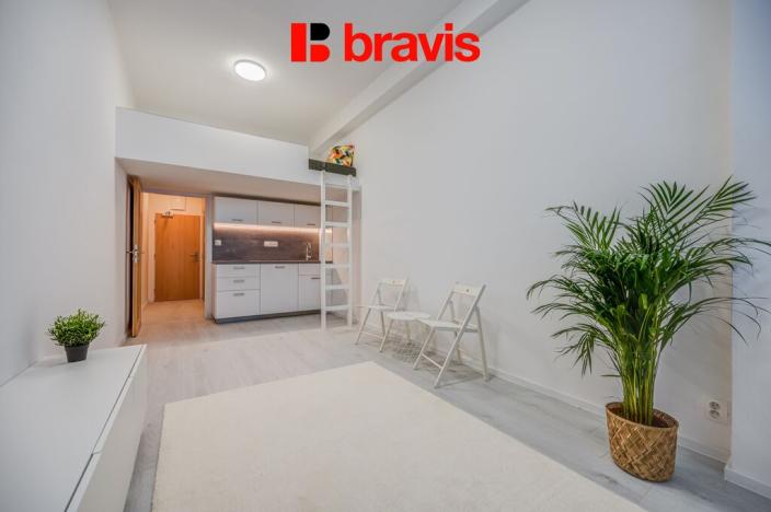 Pronájem bytu 1+kk, Brno - Medlánky, Hudcova, 25 m2