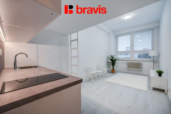 Pronájem bytu 1+kk, Brno - Medlánky, Hudcova, 25 m2