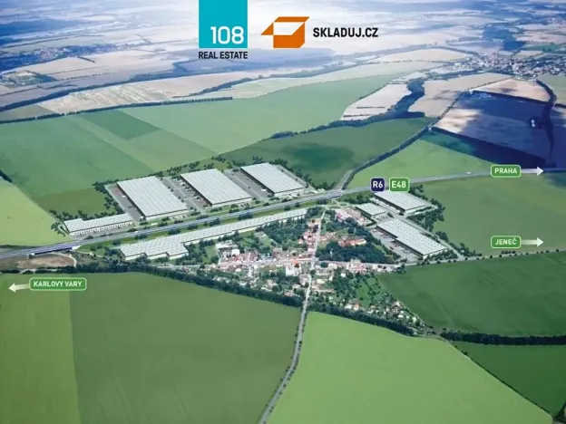 Pronájem skladu, Pavlov, Logistická, 3500 m2