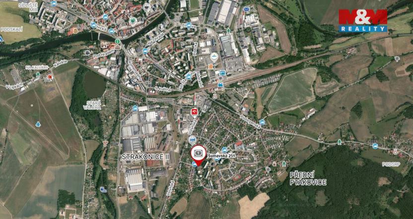 Pronájem bytu 1+kk, Strakonice - Přední Ptákovice, Šumavská, 26 m2