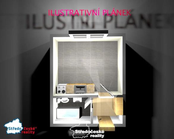 Pronájem bytu 1+kk, Praha - Horní Počernice, Na nové silnici, 30 m2