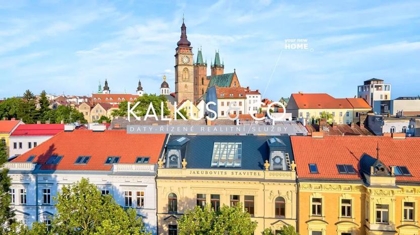 Pronájem bytu 2+kk, Hradec Králové, Eliščino nábřeží, 44 m2