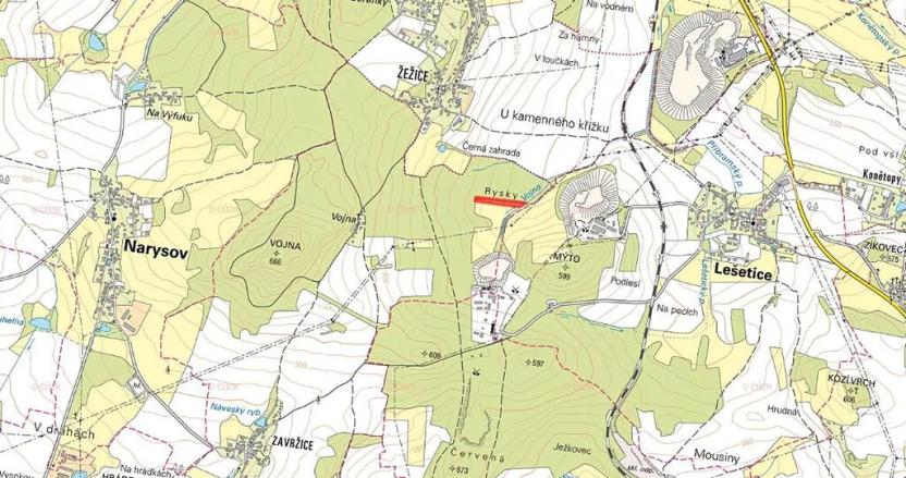 Prodej louky, Příbram, 5642 m2