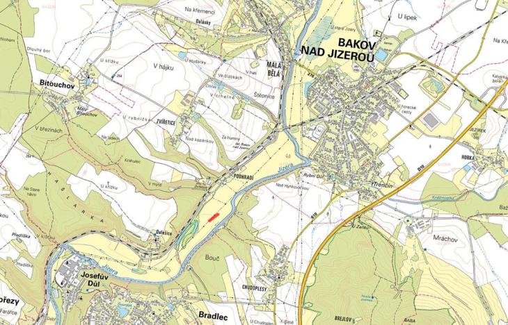 Prodej louky, Bakov nad Jizerou, 2566 m2