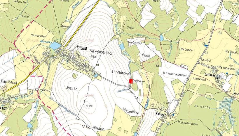 Prodej louky, Hlinsko, 3176 m2