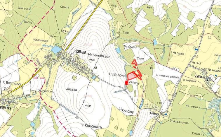 Prodej pole, Hlinsko, 35571 m2