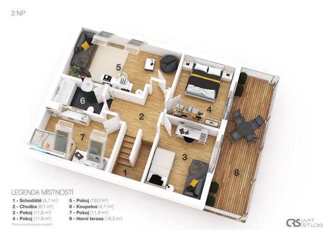 Prodej rodinného domu, Mikulov, Dukelská, 173 m2