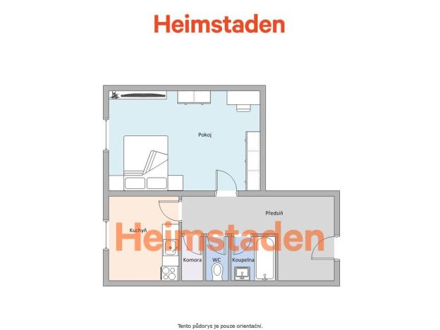 Pronájem bytu 1+1, Havířov - Město, Marxova, 37 m2