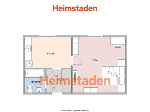Pronájem bytu 1+1, Ostrava - Poruba, Dělnická, 28 m2