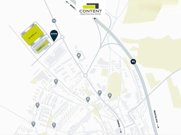 Pronájem výrobních prostor, Ostrava - Hrušov, Žižkova, 3000 m2