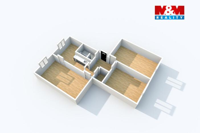 Prodej bytu 3+1, Ústí nad Labem - Neštěmice, Seifertova, 81 m2