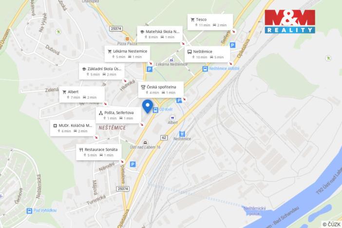 Prodej bytu 3+1, Ústí nad Labem - Neštěmice, Seifertova, 81 m2