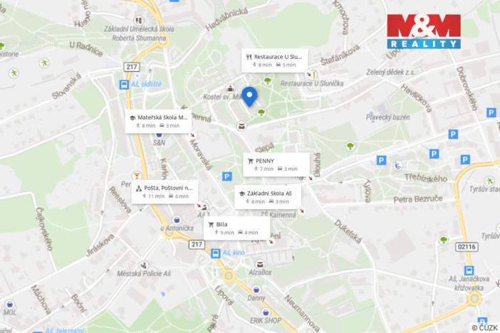 Prodej bytu 2+1, Aš, Příbramská, 51 m2