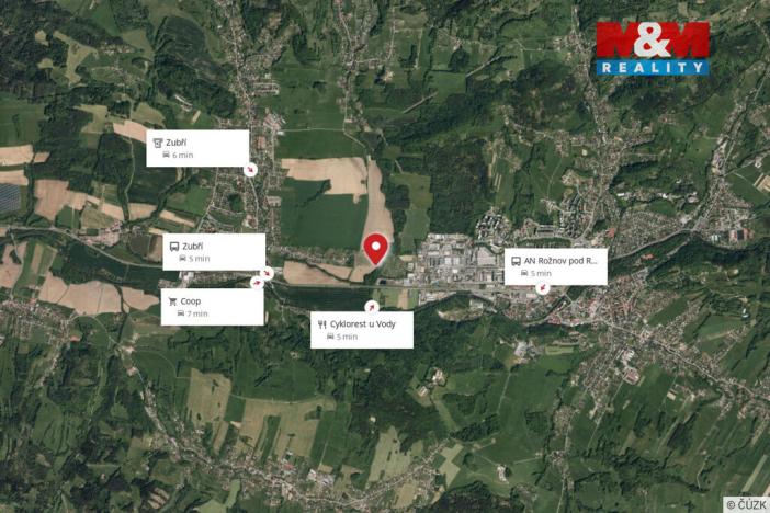 Prodej zahrady, Zubří, 220 m2