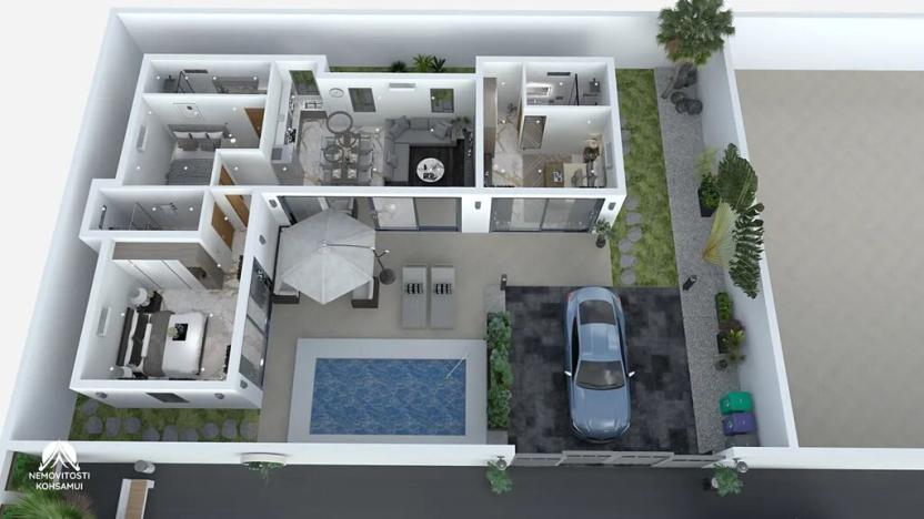 Prodej vily, Baan Taling Ngam, Thajsko, 118 m2