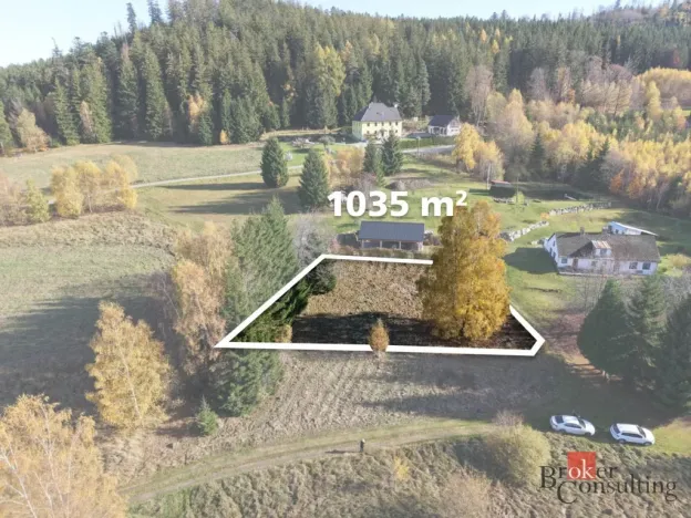 Prodej pozemku, Loučovice - Nové Domky, 1035 m2