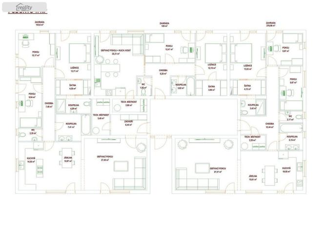 Prodej bytu 4+kk, Brandýs nad Labem-Stará Boleslav - Brandýs nad Labem, Královická, 125 m2