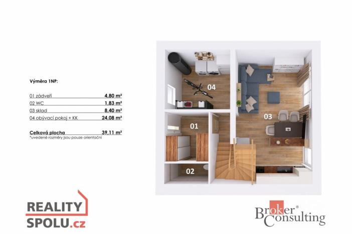 Prodej rodinného domu, Dříteč, 80 m2